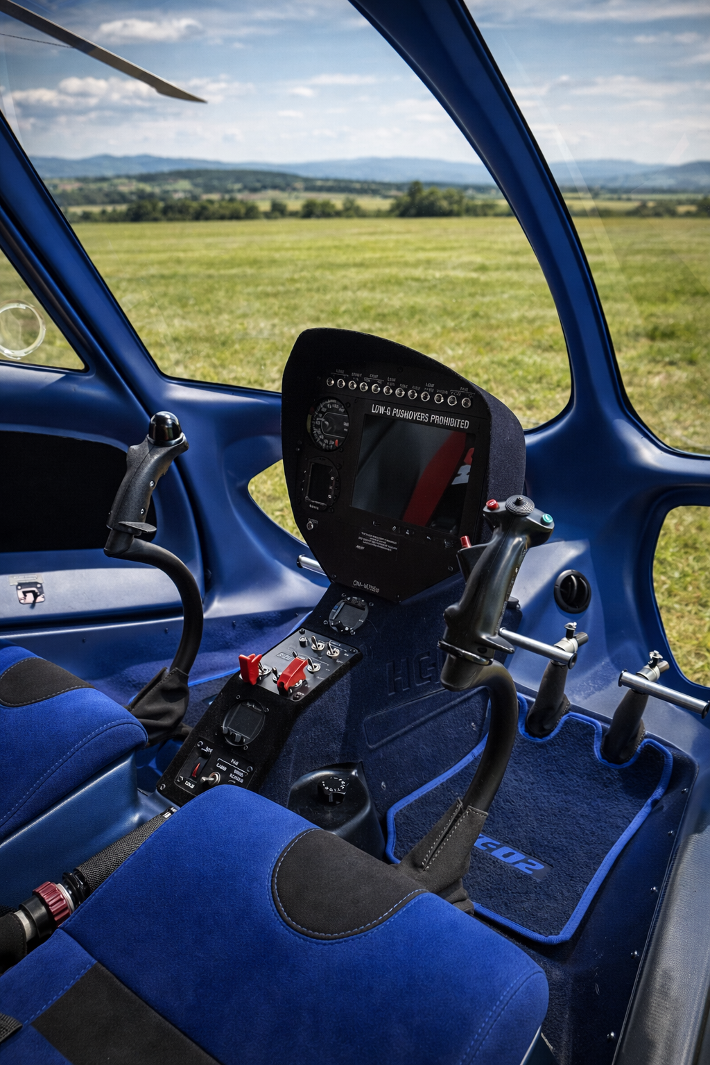 Helikopter cockpit